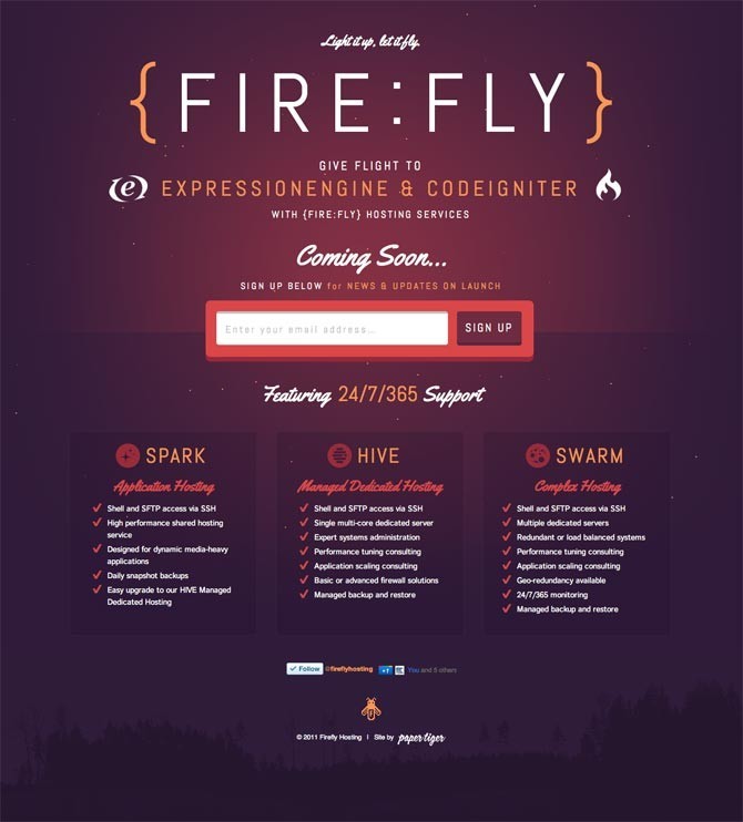FireFly web hosting