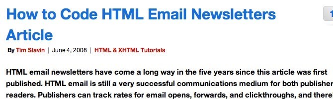 html email tutorial