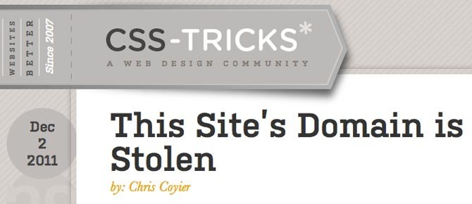 stolen domain css-tricks