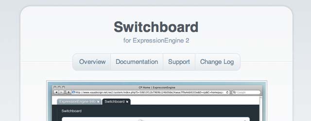 Switchboard - live search for EE control panel