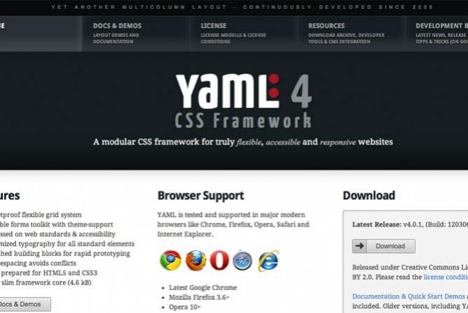 YAML CSS Framework